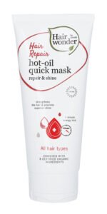 Hairwonder Greito poveikio kaukė plaukų būklei atstatyti Hot Oil Quick Mask