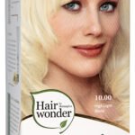 Hairwonder ilgalaikiai plaukų dažai su 9 ekologiškais ekstraktais, spalva labai šviesi blondinė 10.00