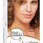 Hairwonder ilgalaikiai plaukų dažai su 9 ekologiškais augaliniais ekstraktais, spalva cinamono  7.38