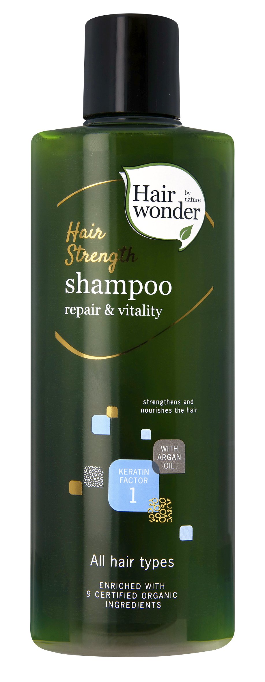 Hairwonder-plaukus-stiprinantis-sampunas-su-aktyviu-keratinu_slamutis.lt_.jpg Hairwonder plaukus sustiprinantis šampūnas "Hair Strength" - Image 1