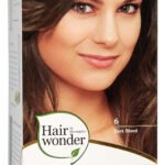 Hairwonder Ilgalaikiai plaukų dažai su 9 ekologiškais augaliniais ekstraktais, spalva tamsi blondinė 6