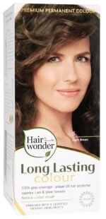 Hairwonder Ilgalaikiai plaukų dažai spalva su 9 ekologiškais ekstraktais, spalva šviesi ruda 5