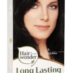 Hairwonder Ilgalaikiai plaukų dažai su 9 ekologiškais augaliniais ekstraktais, spalva tamsi ruda 3