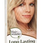 Hairwonder Ilgalaikiai plaukų dažai su 9 ekologiškais ekstraktais, spalva  labai šviesi rausvo perlinio atspalvio blondinė 9.25