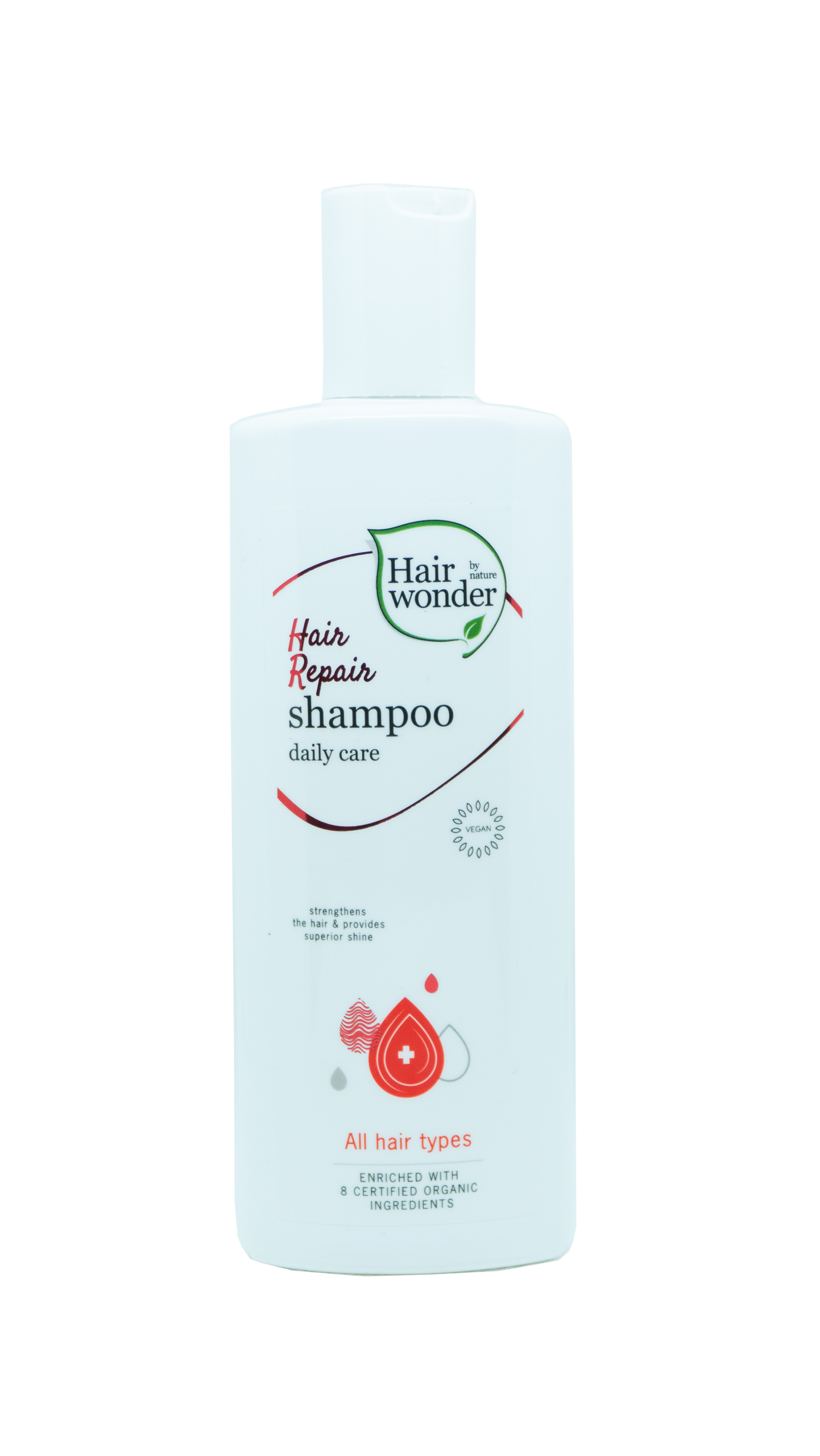 Sampunas-Hairwonder-300_slamutis.lt2_.png HAIRWONDER šampūnas su kreatinu, augaliniu keratinu, pantenoliu ir 8 ekologiškais ekstraktais kasdienai Hair Repair - Image 1