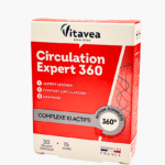 VITAVEA Expert circulation 360°, 30 augalinės kilmės kapsulių