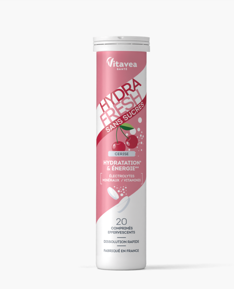 Vitavea-hydrafresh-be-cukraus-vysniu.png2_.png Vitavea HYDRAFRESH be cukraus vyšnių skonio, 20 tirpstančių tablečių - Image 1