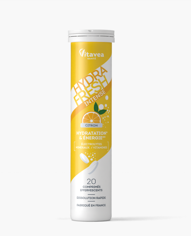 Vitavea-hydrafresh-intense-citrinu-skonio.png Vitavea HYDRAFRESH Intense citrinų skonio, 20 tirpstančių tablečių - Image 1