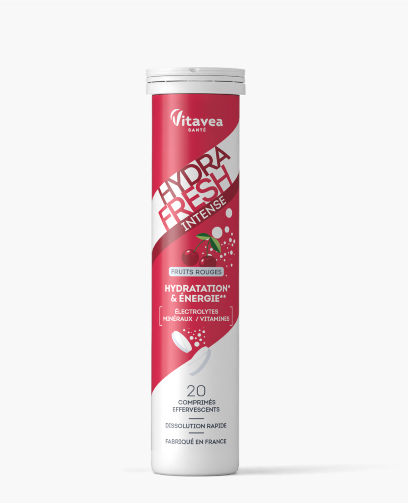 Vitavea-hydrafresh-intense-raudonuju-vaisiu.png Vitavea HYDRAFRESH Intense raudonųjų vaisių skonio, 20 tirpstančių tablečių - Image 1