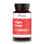 VITAVEA Raudonojo vynmedžio ekstraktas 300 mg, 40 augalinės kilmės kapsulių.