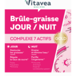 VITAVEA FAT BURNER DAY NIGHT riebalų degintojas, 30 augalinės kilmės kapsulių