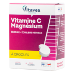 Vitavea Vitaminai C, B6 ir magnis, 28 kramtomos tabletės