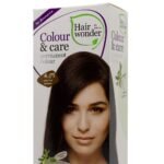 Hairwonder Colour & Care ilgalaikiai plaukų dažai be amoniako  spalva  kavos ruda 4.03