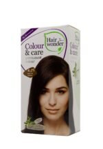 Hairwonder Colour & Care ilgalaikiai plaukų dažai be amoniako  spalva  kavos ruda 4.03