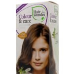 Hairwonder Colour & Care ilgalaikiai plaukų dažai be amoniako  spalva riešuto 6.35