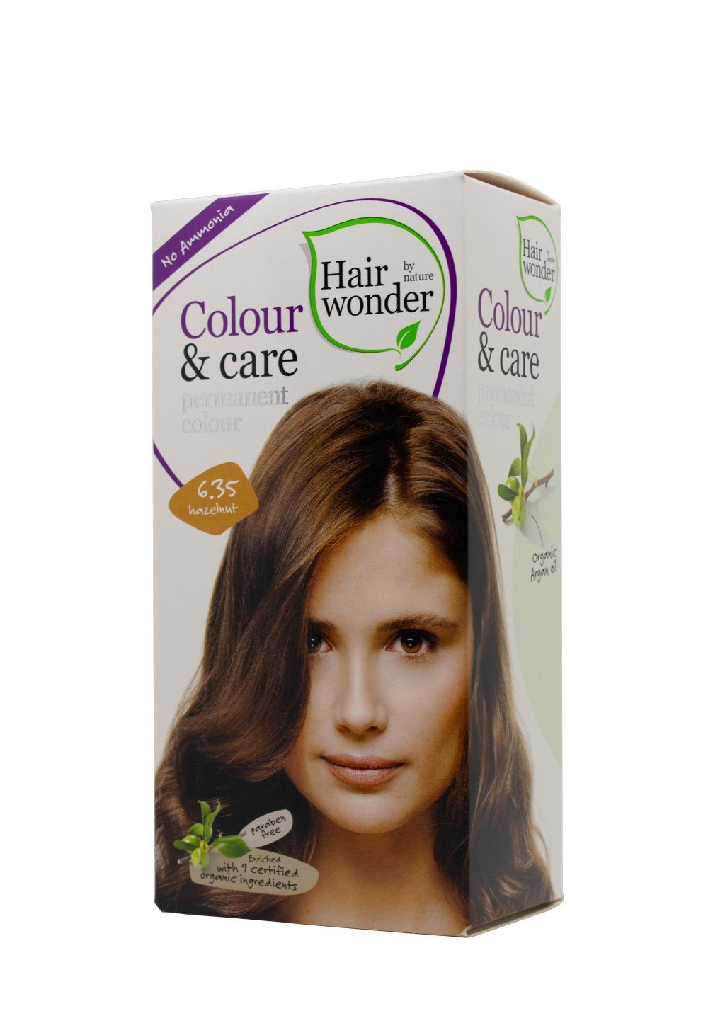 plauku-dazai-be-amoniako-colour-care-riesuto_slamutis.lt_.jpg Hairwonder Colour & Care ilgalaikiai plaukų dažai be amoniako spalva riešuto 6.35 - Image 1