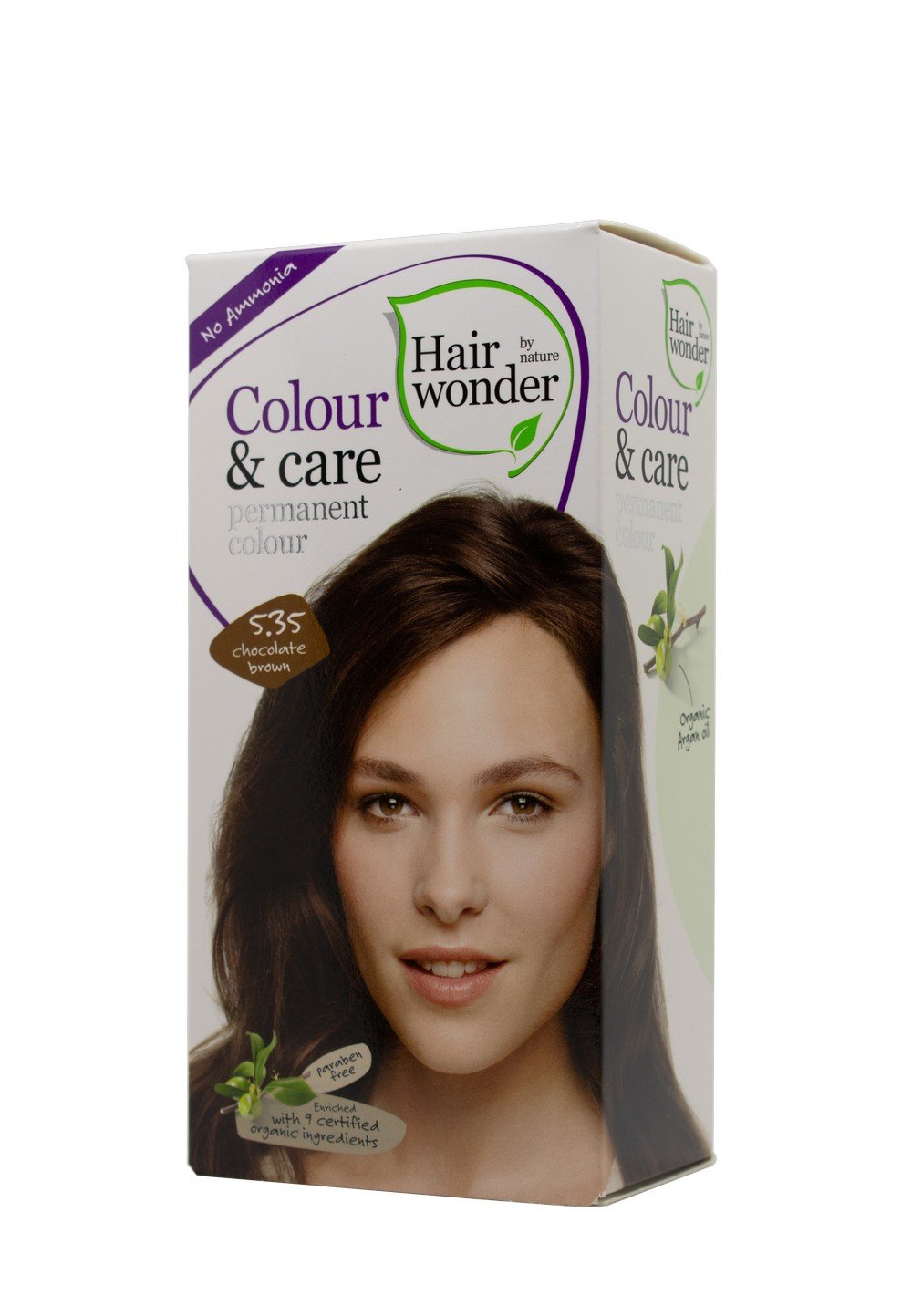 plauku-dazai-be-amoniako-colour-care-sokolado-ruda_slamutis.lt_.jpg Hairwonder Colour & Care ilgalaikiai plaukų dažai be amoniako spalva šokolado ruda 5.35 - Image 1