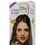 Hairwonder  Colour & Care ilgalaikiai plaukų dažai be amoniako spalva tamsi blondinė 6