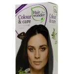 Hairwonder Colour & Care ilgalaikiai plaukų dažai be amoniako spalva vidutinė ruda 4