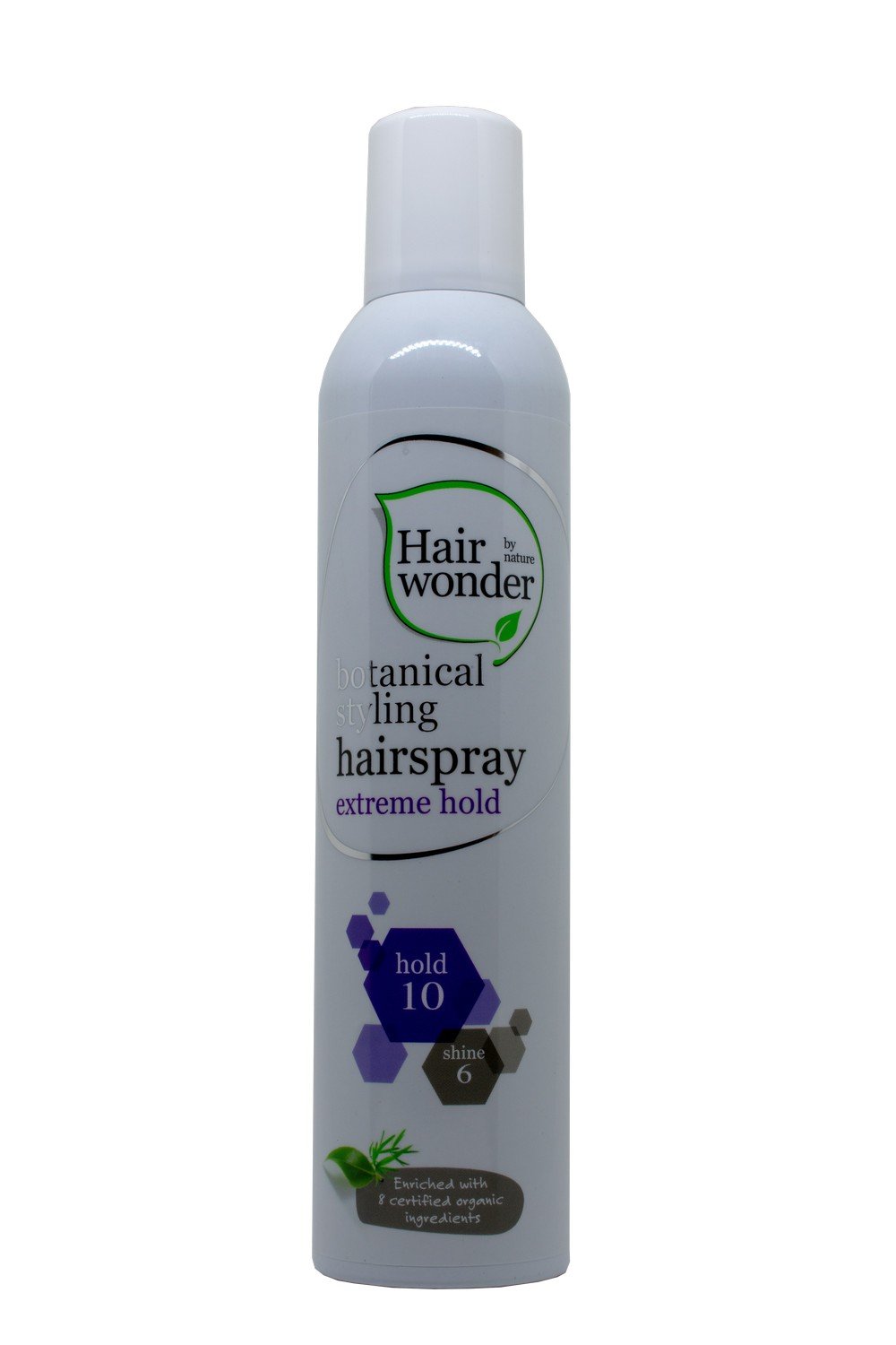 plauku-lakas-hairwonder_slamutis.lt_.jpg Hairwonder Botanical Styling lakas plaukams stiprios fiksacijos 300 ml - Image 1
