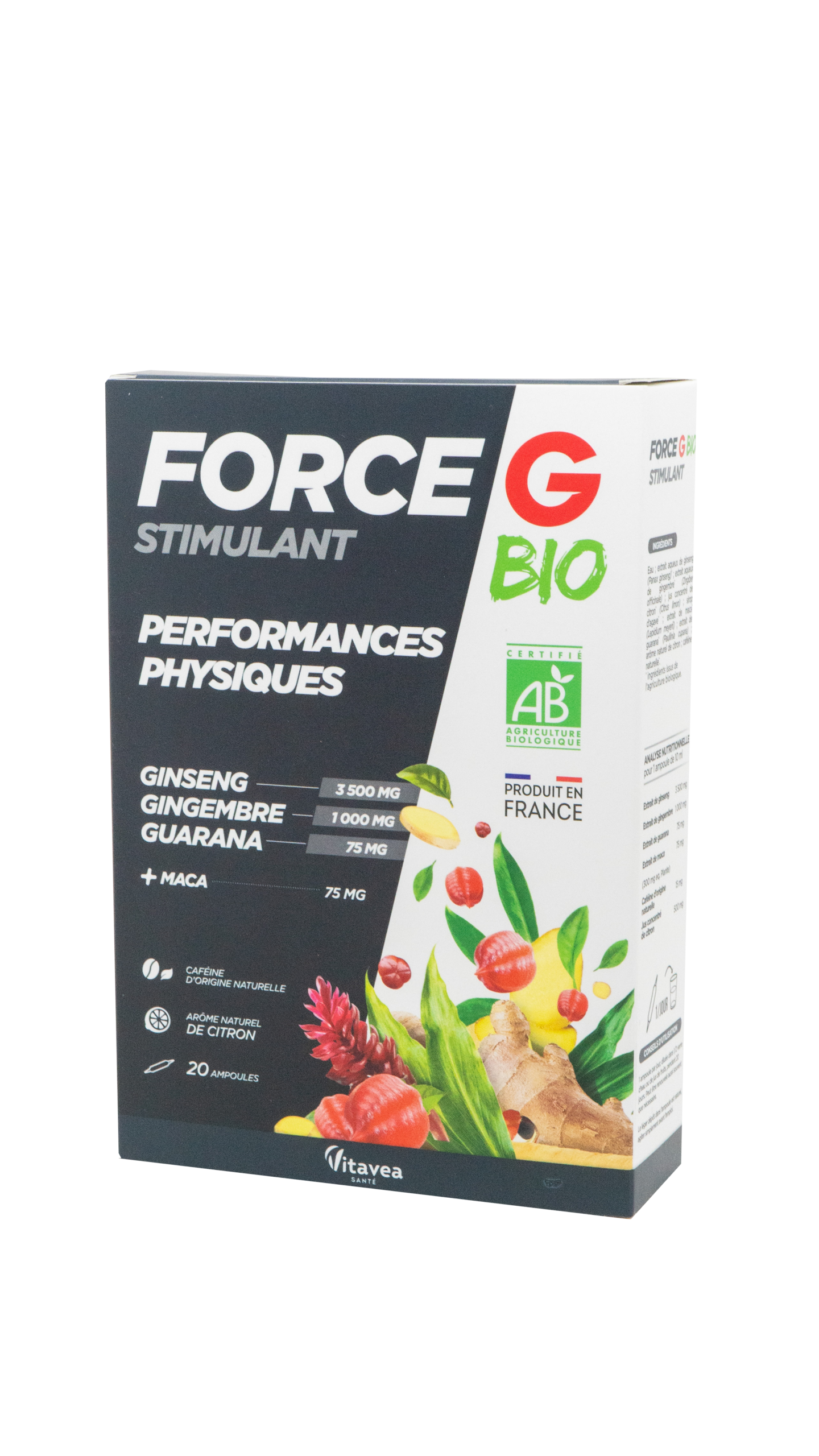 seksualiniam-tonusui-force-G-ampules_slamutis.lt_.png Vitavea Force G Stimulant BIO, 20 ampulių - Image 1