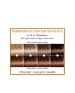 Hairwonder ilgalaikiai plaukų dažai su 9 ekologiškais augaliniais ekstraktais, spalva riešuto 6.35 - Image 3