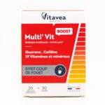 Vitavea  Gvaraninės paulinijos ekstraktas, kofeinas +19 vitaminų ir mikroelementų, 30 augalinės kilmės kapsulių - Image 2