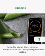Hennaplus plaukų dažai vyrams MEN's OWN spalva vidutinė ruda - Image 4