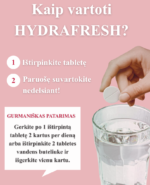 Vitavea HYDRAFRESH be cukraus vyšnių skonio, 20 tirpstančių tablečių - Image 2