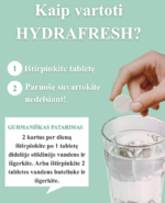 Vitavea HYDRAFRESH be cukraus citrinų-verbenų skonio, 20 tirpstančių tablečių - Image 5