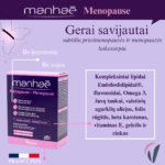 VITAVEA Manhaé Menopauzė, klimakterinio laikotarpio harmonijai, 60 kapsulių - Image 3