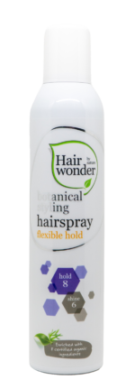 Hairwonder Botanical Styling lakas plaukams stiprios fiksacijos 300 ml - Image 2