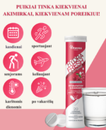 Vitavea HYDRAFRESH Intense raudonųjų vaisių skonio, 20 tirpstančių tablečių - Image 4