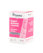VITAVEA Kovos su riebalais ir cukrumi ekspertas, 40 augalinės kilmės kapsulių - Image 2
