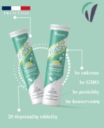 Vitavea HYDRAFRESH be cukraus citrinų-verbenų skonio, 20 tirpstančių tablečių - Image 4