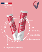 Vitavea HYDRAFRESH Intense raudonųjų vaisių skonio, 20 tirpstančių tablečių - Image 5